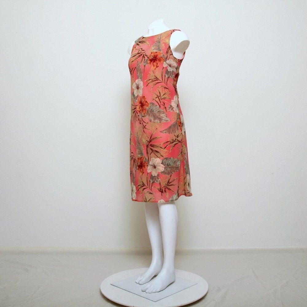 K Studio Floral Sleeveless Wrap‎ Midi Dress